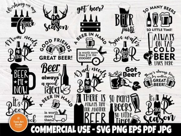 Download Beer SVG Bundle, Craft Beer Svg, Alcohol - Beer svg Collection