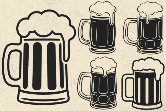 Download Beer SVG Files - Beer Mug Vector - Beer svg Collection