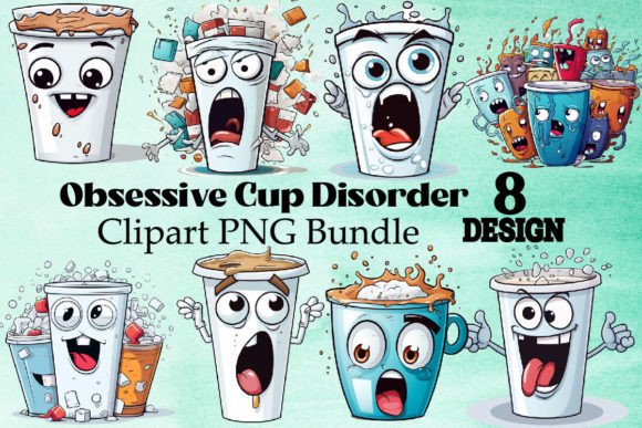 Download Obsessive Cup Disorder Clipart Bundle - Obsessive cup Collection