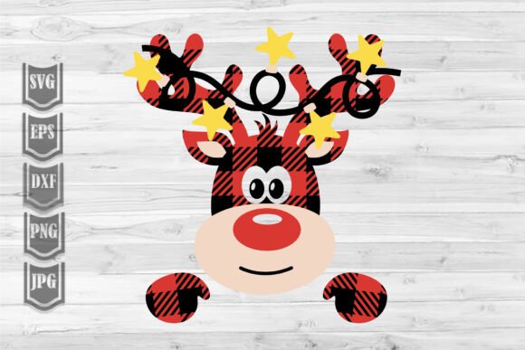 Download Buffalo Plaid Moose - Christmas - Premium Resources